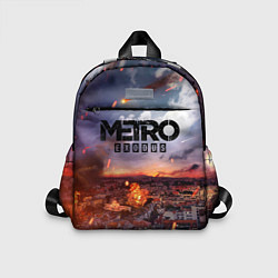 Детский рюкзак Metro Разрушенный город, цвет: 3D-принт