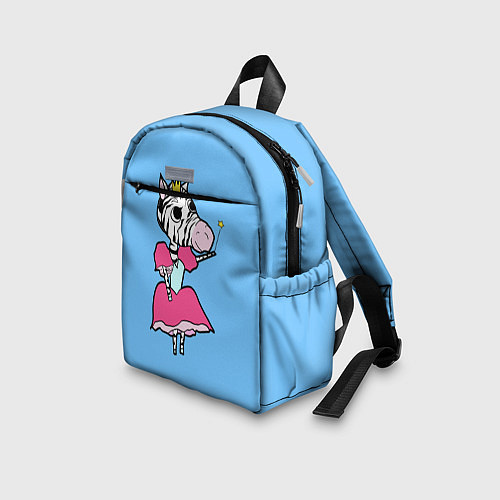 Детский рюкзак Зебра / 3D-принт – фото 3