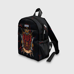 Детский рюкзак Красный китайский дракон, цвет: 3D-принт — фото 2