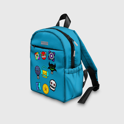 Детский рюкзак Geometry Dash Icons / 3D-принт – фото 3