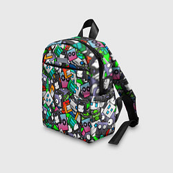 Детский рюкзак Geometry Dash Pattern Z, цвет: 3D-принт — фото 2