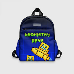 Детский рюкзак GEOMETRY DASH ГЕОМЕТРИ ДАШ, цвет: 3D-принт