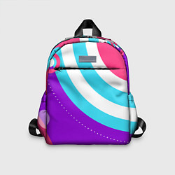 Детский рюкзак Абстрактные круги, цвет: 3D-принт