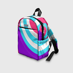 Детский рюкзак Абстрактные круги, цвет: 3D-принт — фото 2