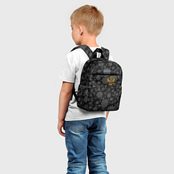 Детский рюкзак Герб России Хохлома, цвет: 3D-принт — фото 2