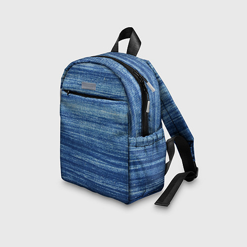 Детский рюкзак Texture Denim / 3D-принт – фото 3