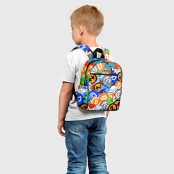Детский рюкзак КРИПТОВАЛЮТЫ CRYPTOCURRENCY, цвет: 3D-принт — фото 2
