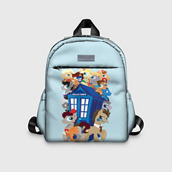 Детский рюкзак My little pony x Doctor Who, цвет: 3D-принт