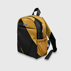 Детский рюкзак 3D BLACK & GOLD, цвет: 3D-принт — фото 2