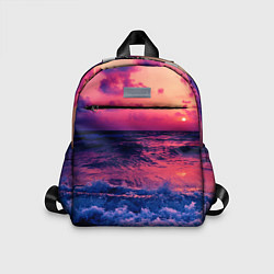 Детский рюкзак Закат на берегу, цвет: 3D-принт