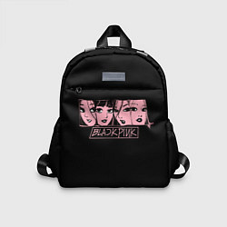 Детский рюкзак Black Pink Art, цвет: 3D-принт