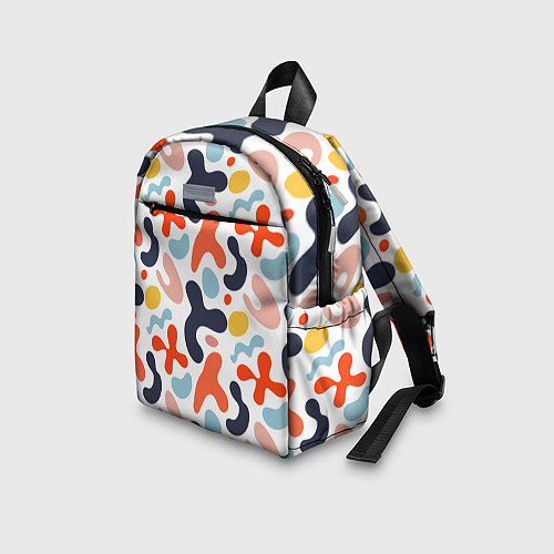 Детский рюкзак Абстрактные цветные пятна / 3D-принт – фото 3