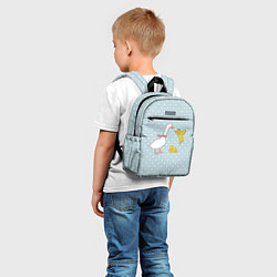 Детский рюкзак Утка и утята, цвет: 3D-принт — фото 2