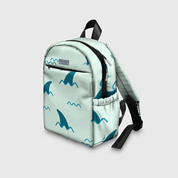 Детский рюкзак Плавники акул, цвет: 3D-принт — фото 2