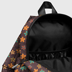 Детский рюкзак Цветы Разные, цвет: 3D-принт — фото 2