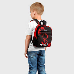 Детский рюкзак БЕРСЕРК лого и надпись, цвет: 3D-принт — фото 2
