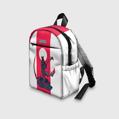 Детский рюкзак Bloodborne Redline / 3D-принт – фото 3