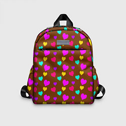 Детский рюкзак Сердечки разноцветные