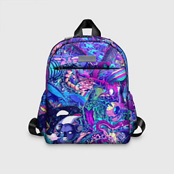 Детский рюкзак Неоновые Звери, цвет: 3D-принт