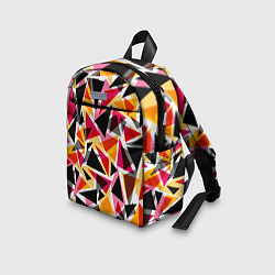 Детский рюкзак Разноцветные треугольники, цвет: 3D-принт — фото 2