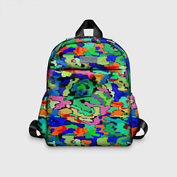 Детский рюкзак Абстрактный милитари, цвет: 3D-принт