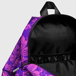Детский рюкзак ФИОЛЕТОВАЯ ХОХЛОМА Z, цвет: 3D-принт — фото 2