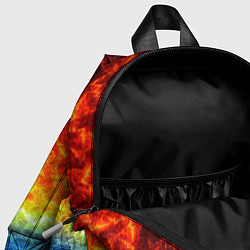 Детский рюкзак Череп со скейтом, цвет: 3D-принт — фото 2