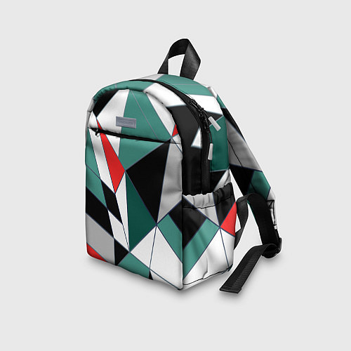 Детский рюкзак Абстрактный геометрический / 3D-принт – фото 3