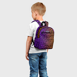 Детский рюкзак Градиентный разлом 3D 3Д, цвет: 3D-принт — фото 2