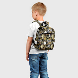 Детский рюкзак Листва, кружева и золото, цвет: 3D-принт — фото 2