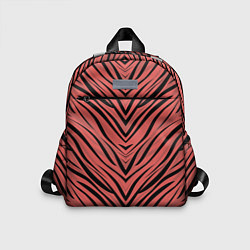 Детский рюкзак Полосатый тигровый узор, цвет: 3D-принт