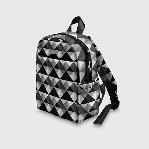 Детский рюкзак Современный геометрический / 3D-принт – фото 3