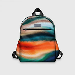Детский рюкзак Мозаичный абстрактный узор, цвет: 3D-принт
