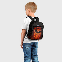 Детский рюкзак Ария в огне, цвет: 3D-принт — фото 2