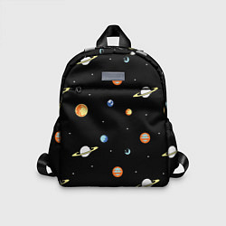 Детский рюкзак Планеты в космосе, цвет: 3D-принт