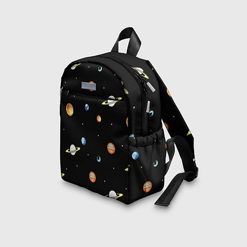 Детский рюкзак Планеты в космосе / 3D-принт – фото 3