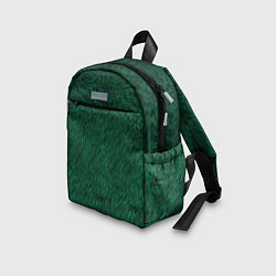 Детский рюкзак Изумрудный мех, цвет: 3D-принт — фото 2