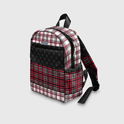 Детский рюкзак Комбинированный красно-серый, цвет: 3D-принт — фото 2