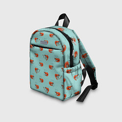 Детский рюкзак Креветки паттерн, цвет: 3D-принт — фото 2