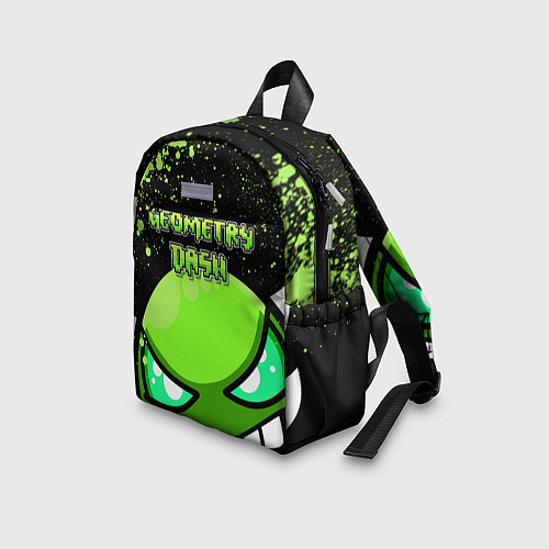 Детский рюкзак Geometry Dash Green / 3D-принт – фото 3