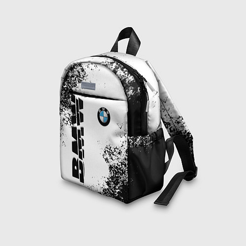 Детский рюкзак BMW БМВ РАЗРЕЗАННОЕ ЛОГО / 3D-принт – фото 3