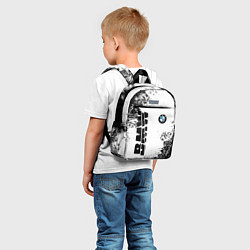 Детский рюкзак BMW БМВ РАЗРЕЗАННОЕ ЛОГО, цвет: 3D-принт — фото 2
