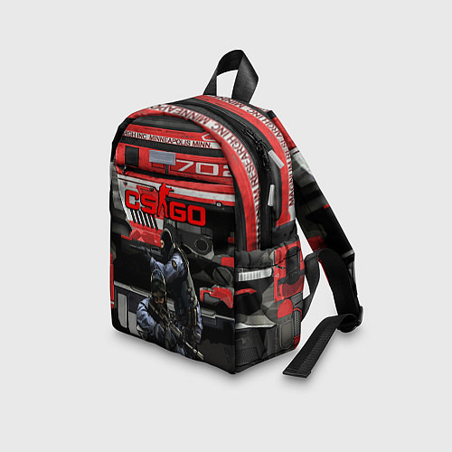 Детский рюкзак Skin agressor cs go / 3D-принт – фото 3