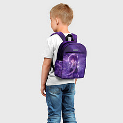 Детский рюкзак Кэ Цин в сиреневом тумане, цвет: 3D-принт — фото 2