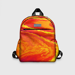 Детский рюкзак ПЯТНО ЮПИТЕРА ОРАНЖЕВЫЙ ГРАНЖ, цвет: 3D-принт
