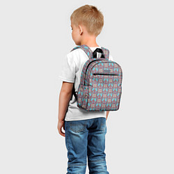 Детский рюкзак Символы хиппи, цвет: 3D-принт — фото 2