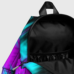 Детский рюкзак НЕОНОВЫЕ ПОЛОСЫ И НИЧЕГО ЛИШНЕГО NEON STRIPES, цвет: 3D-принт — фото 2
