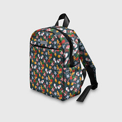Детский рюкзак Игрушки Ёлочные, цвет: 3D-принт — фото 2
