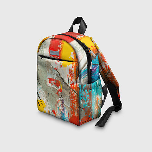 Детский рюкзак Буйство красок 3D / 3D-принт – фото 3