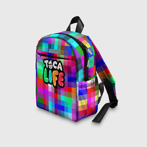 Детский рюкзак Toca Life: Pixels / 3D-принт – фото 3
